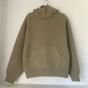 (S) Nike Tech Fleece Reimagined Oversized Blank Hoodie Neutral Olive FZ0744-276